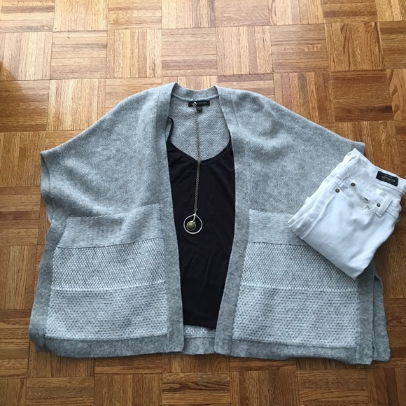 Banana Republic Sweaters - Banana Republic Grey Poncho