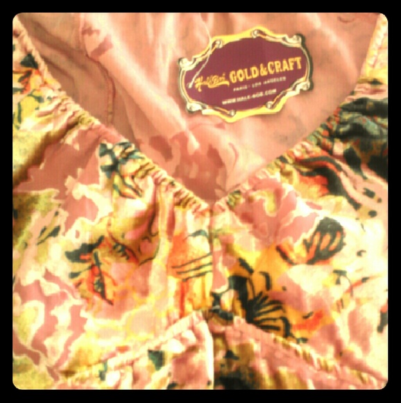 Hale Bob Tops - Hale Bob  Pink Velvet Babydoll Blouse