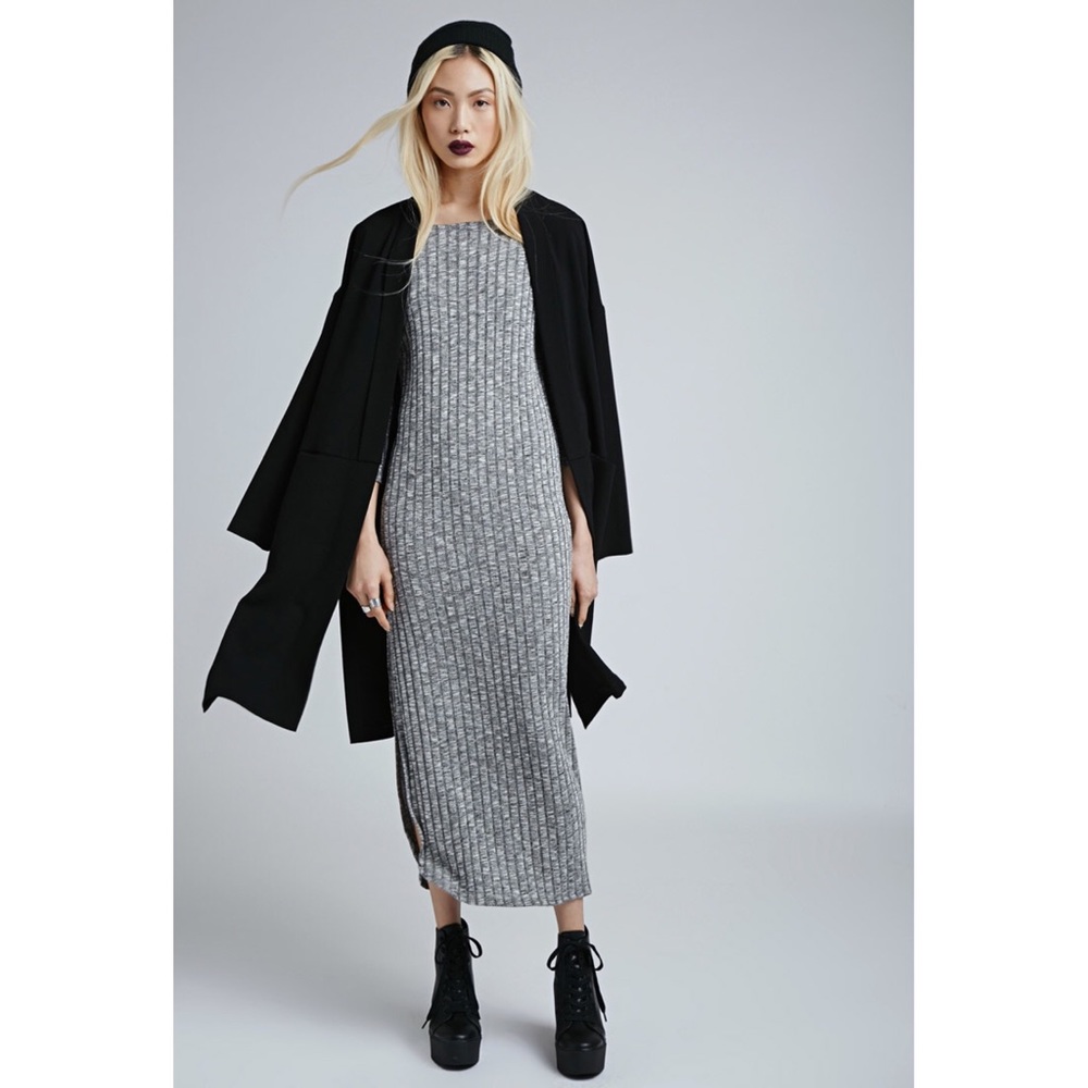 ‼️ Closet Cleanout ‼️Marled Side-Slit Maxi Dress