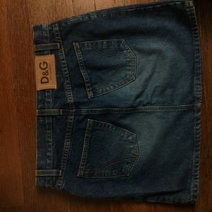 D&G denim skirt