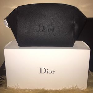 BNWB- Black Dior makeup bag!