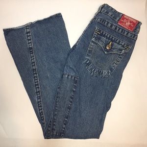 True Religion Joey Patch Jeans 28x33
