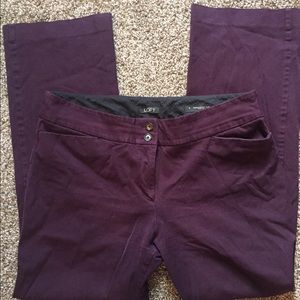 Purple/Maroon Stretch Work Pants
