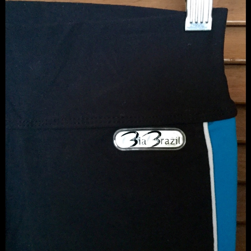 Blue Ribbing Leggings - Picture 2 of 3