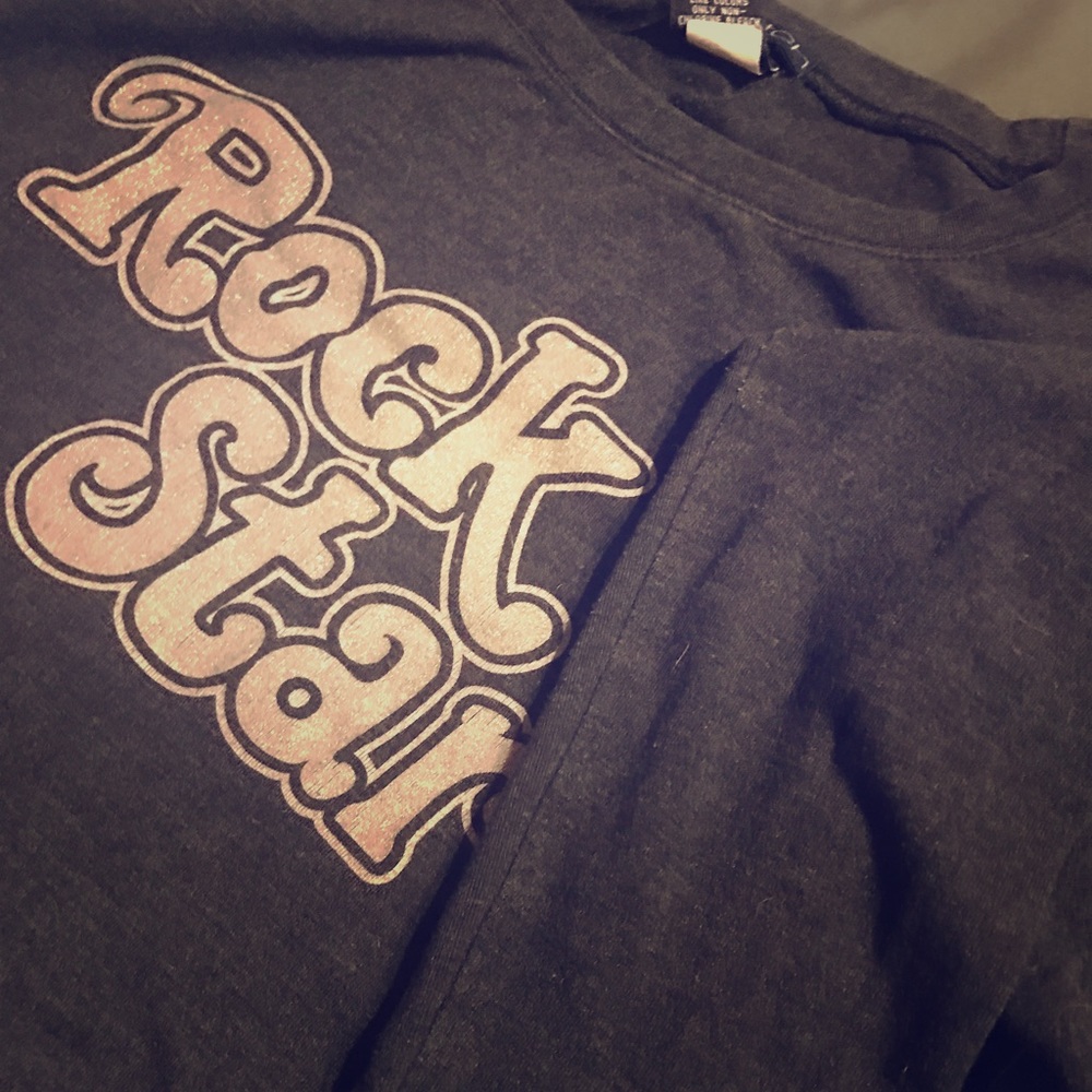 Rock Star long sleeved Gap stretchy shirt!