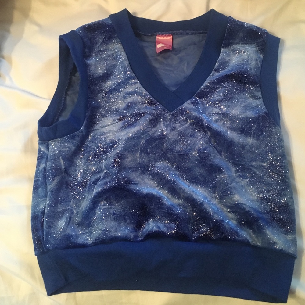 American Apparel Cali Sun & Fun cropped vest