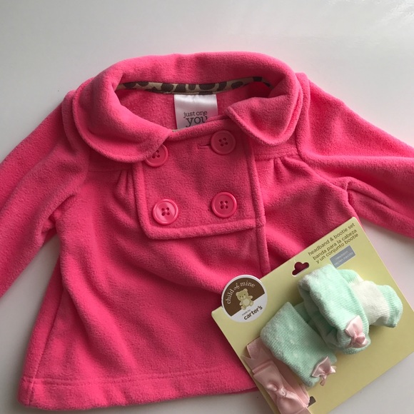 Carter's Other - Peacoat & headband bootie bundle
