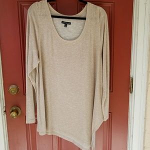 Asymmetrical Gold sparkle sweater