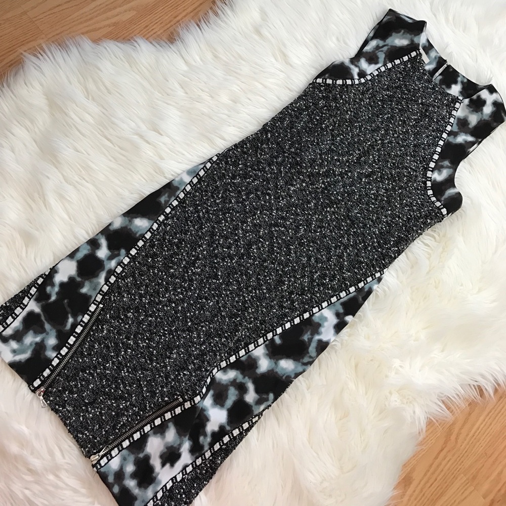 Rachel Roy Tweed Front Dress Size 6 Career Style