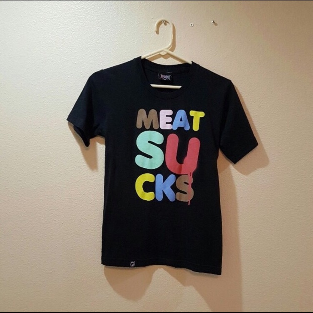 Drop Dead Meat Sucks Shirt Size Medium