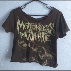 Motionless in White Crop Top