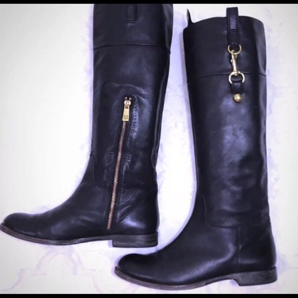 Authentic Coach Black Riding Boots 6.5