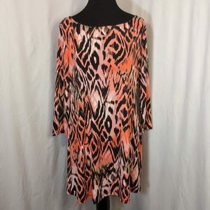 Style & Co Printed Dress