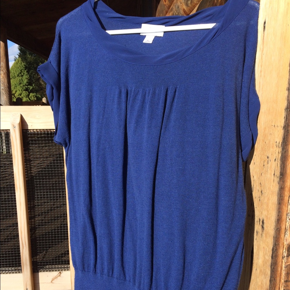 Royal blue spring sweater