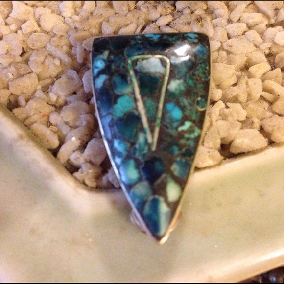 Vintage NA turquoise clip