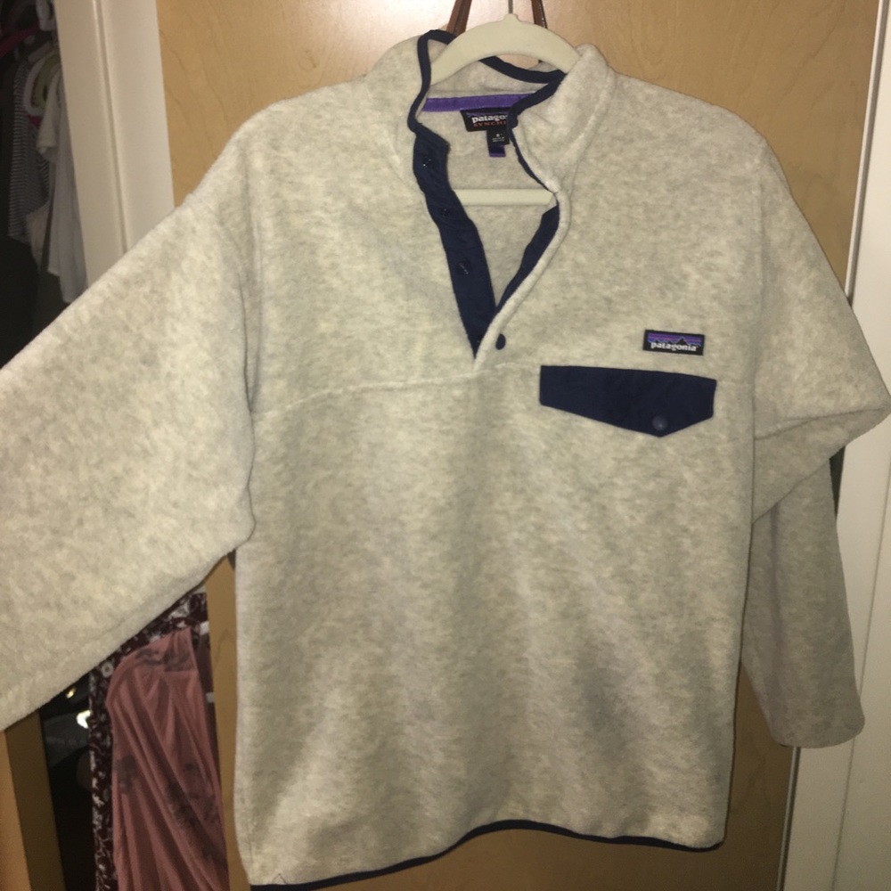 PATAGONIA SYNCHILLA MENS SMALL CREAM COLOR