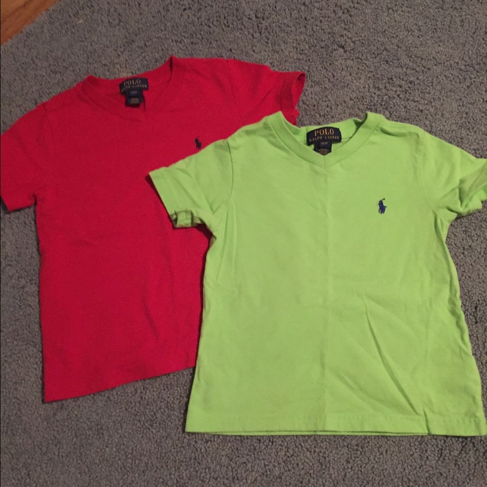 2 Ralph Lauren toddler shirts