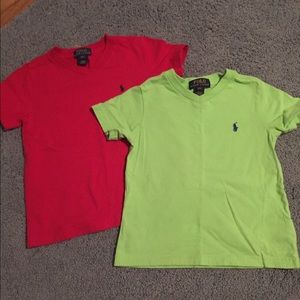 2 Ralph Lauren toddler shirts