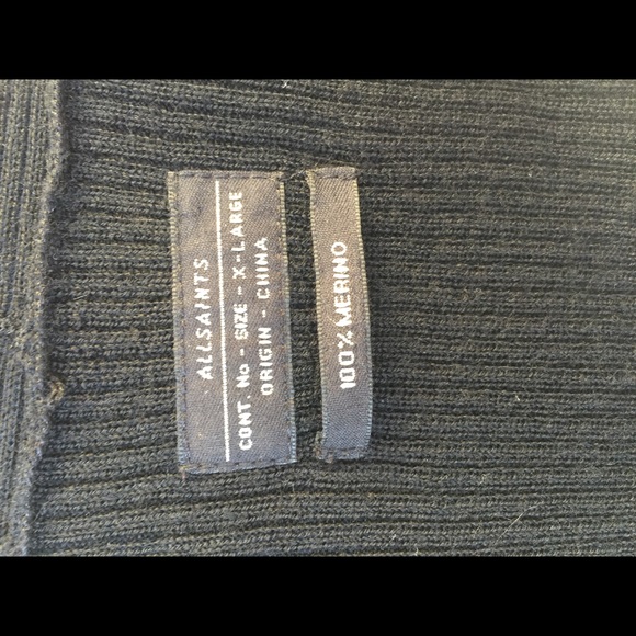 Black long cardigan from allsaints - Picture 3 of 3