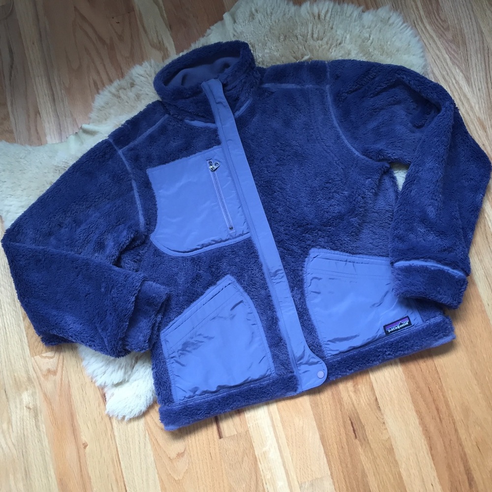 Patagonia Reversible Fleece Jacket blue
