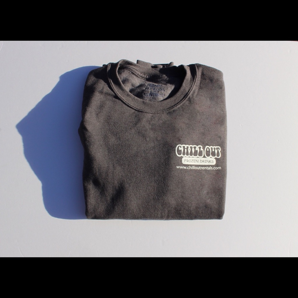 Chill Out Palm Tree Crew Neck Sweater - Picture 3 of 4