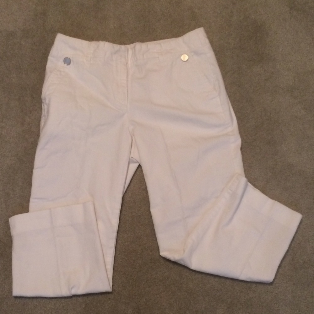 Talbots White Ankle Length Jeans