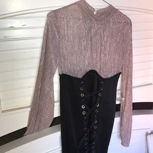 Sheer balmain inspired dress