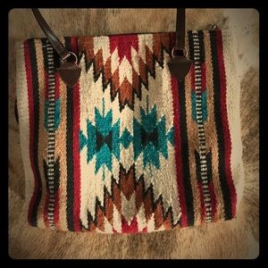 Wool Aztec/tribal purse!