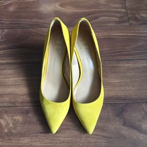 Banana Republic Yellow Heels