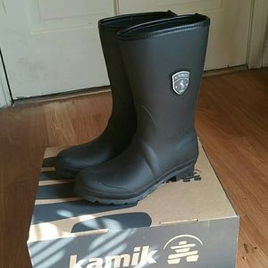 Kamik JenniferM Rubber Boots charcoal