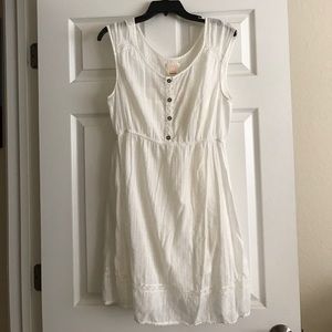 White dress with great details