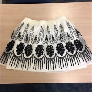 PHILOSOPHY Black and white skirt XL