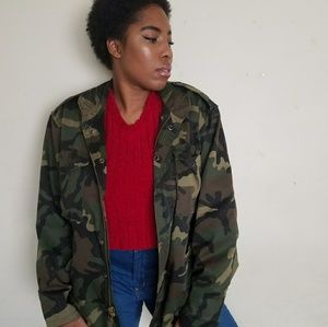 Motorcycle Army Fatigue Jacket