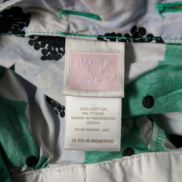 Janie and Jack swing tunic dress with bloomers - Picture 3 of 6