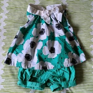 Janie and Jack swing tunic dress with bloomers