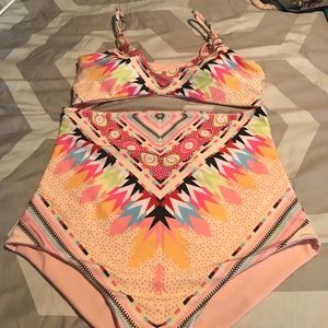 Multi-print High Wasted Bikini