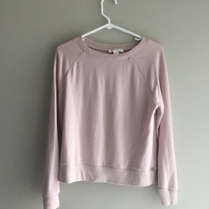 Baby Pink Crew Neck Sweater