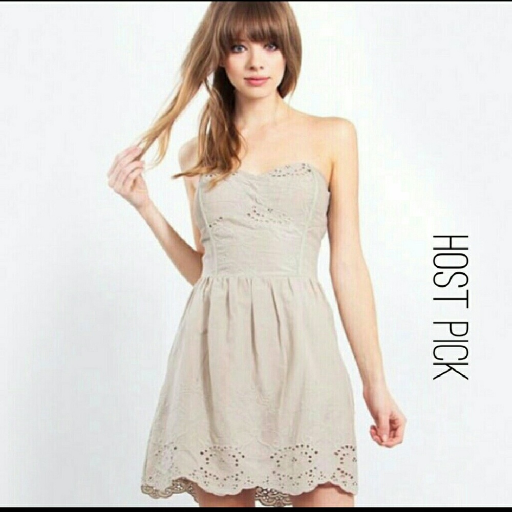 BUY 1 GET 1 FREE Strapless Dress - Picture 1 of 4