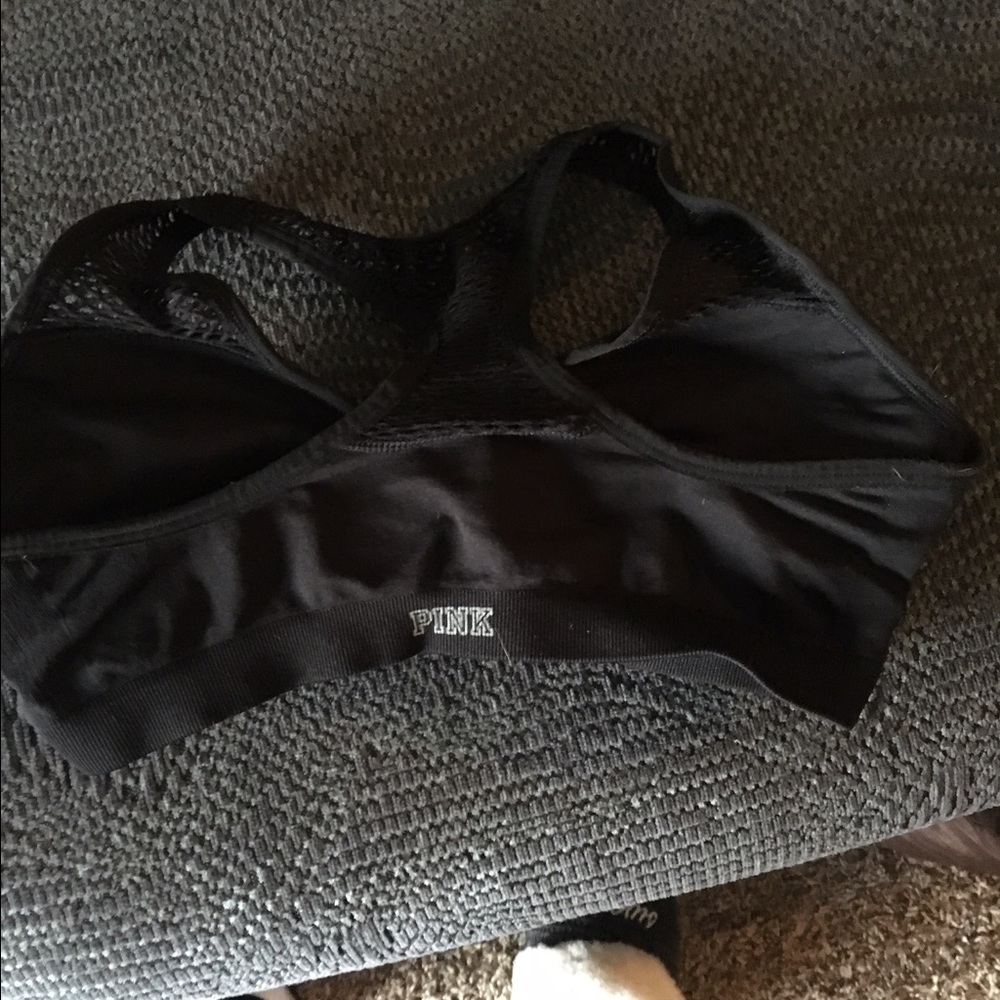 Pink sports bra. Size L