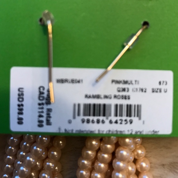 Kate Spade Rambling Roses earrings - Picture 4 of 4