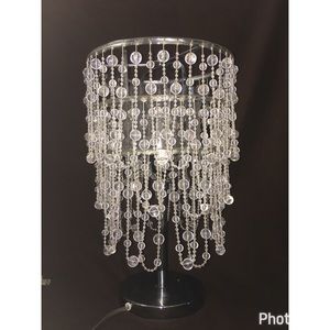 A beautiful beaded lamp!