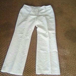 Cotton silk lined pants