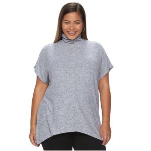 Apt 9 Womens Plus Size 3X Color Grey Short