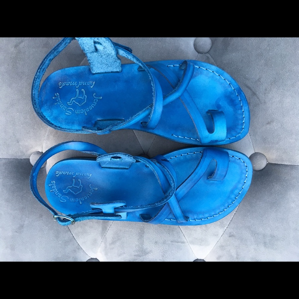 100% Leather Jerusalem Sandals size 37