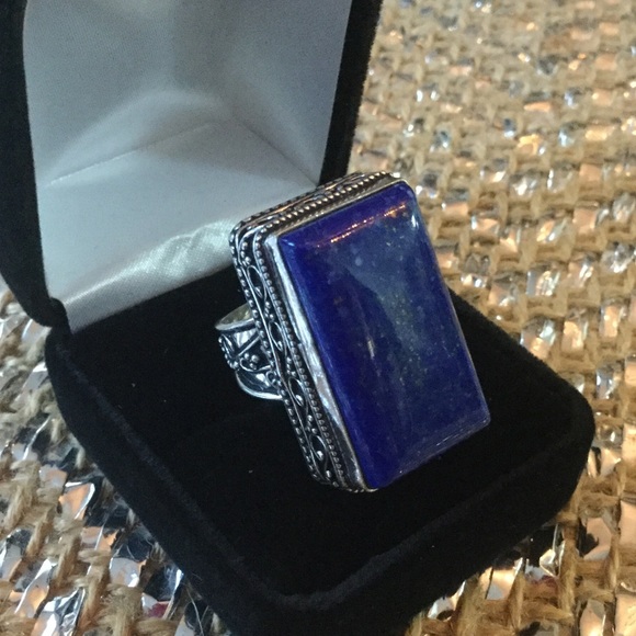 Gem & Mineral Show Jewelry - Royal Lapis Game of Thrones Style Ring