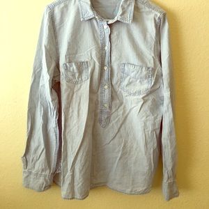 J.Crew Factory Chambray Popover