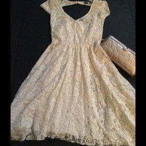 Beautiful young ladies lace dress