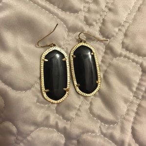 Kendra Scott black Elle earrings