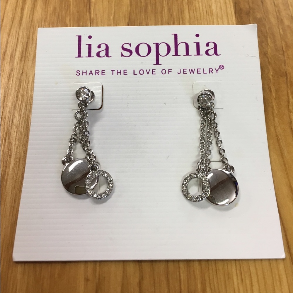 Lia Sophia post dangle earring