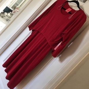Maternity Dress, Medium, NWT Red.